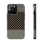 Mixed Patterns Polka Dots/Strips Phone Case