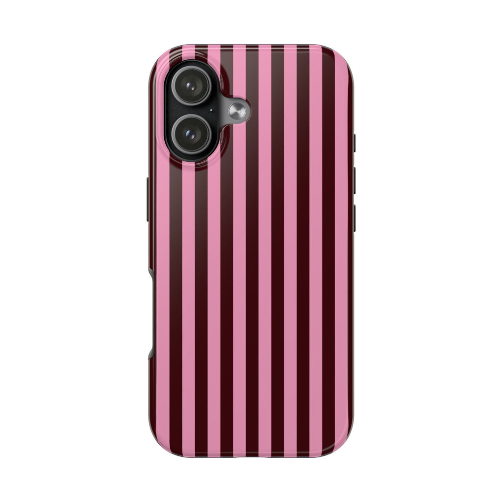 Cherry Cola Striped Phone Case