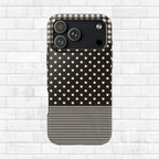 Mixed Patterns Polka Dots/Strips Phone Case