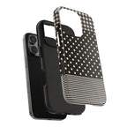 Mixed Patterns Polka Dots/Strips Phone Case