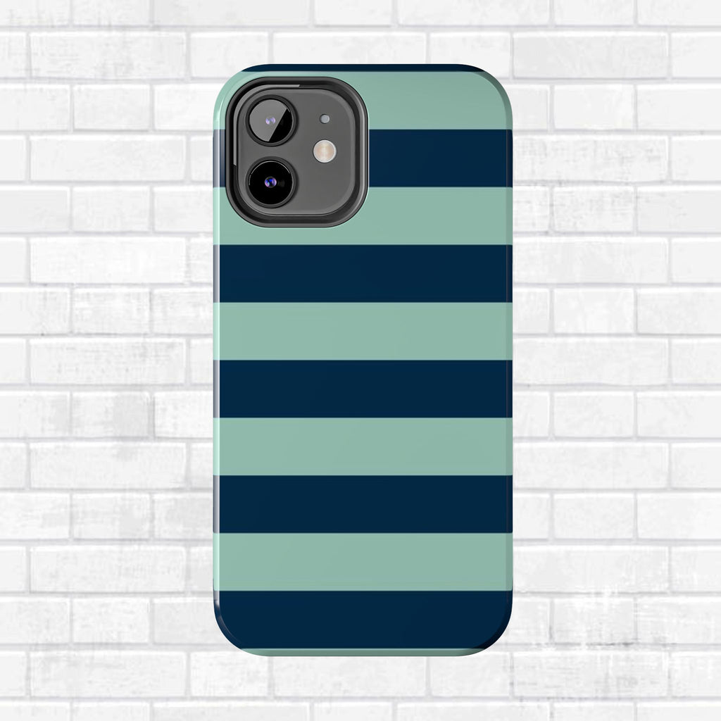 Navy and Teal Phone Case