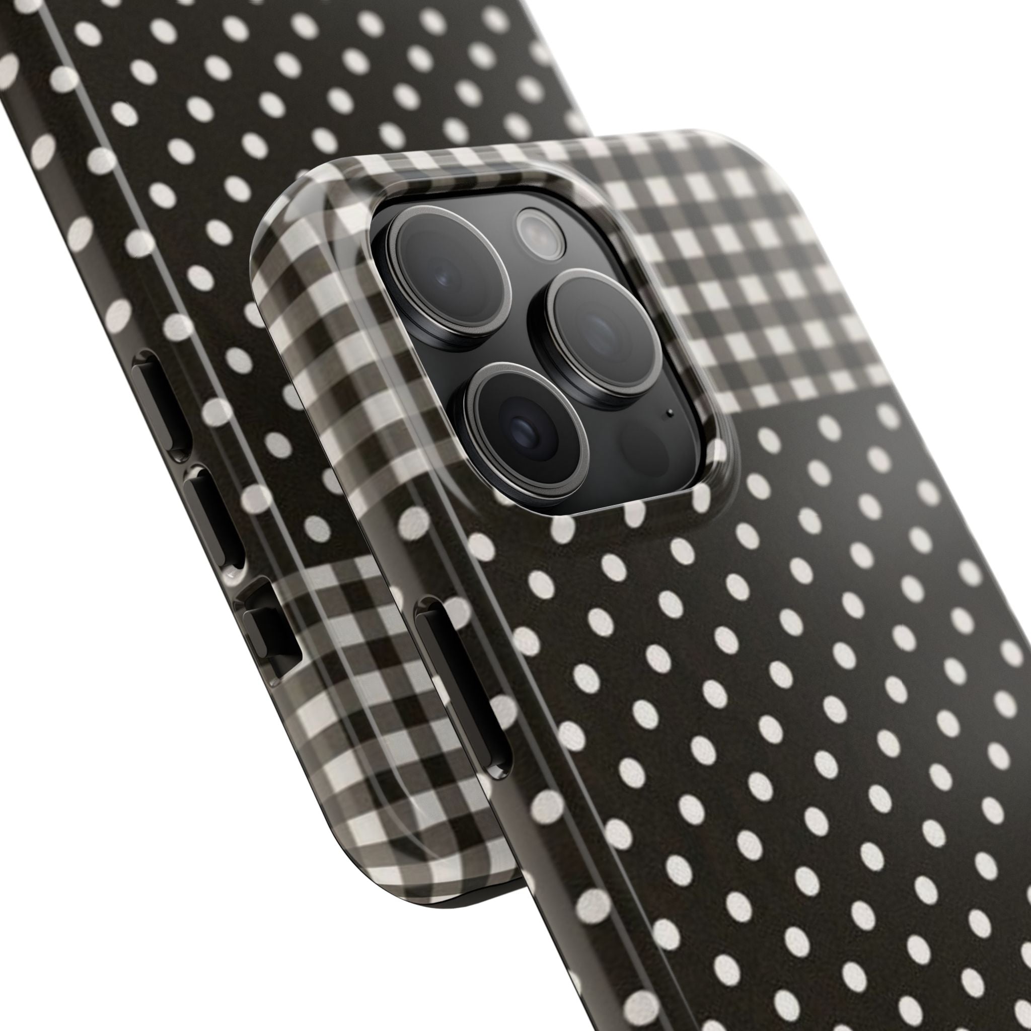 Mixed Patterns Polka Dots/Strips Phone Case