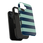 Navy and Teal Phone Case