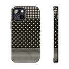 Mixed Patterns Polka Dots/Strips Phone Case