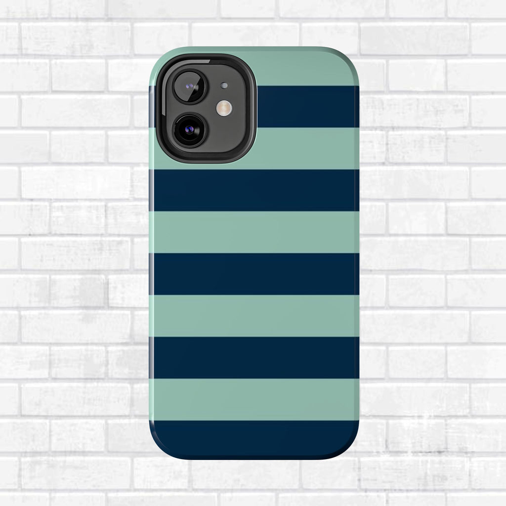 Navy and Teal Phone Case