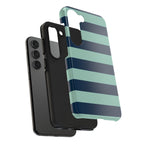 Navy and Teal Phone Case