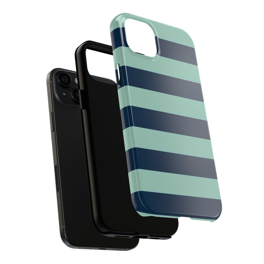 Navy and Teal Phone Case