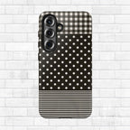 Mixed Patterns Polka Dots/Strips Phone Case
