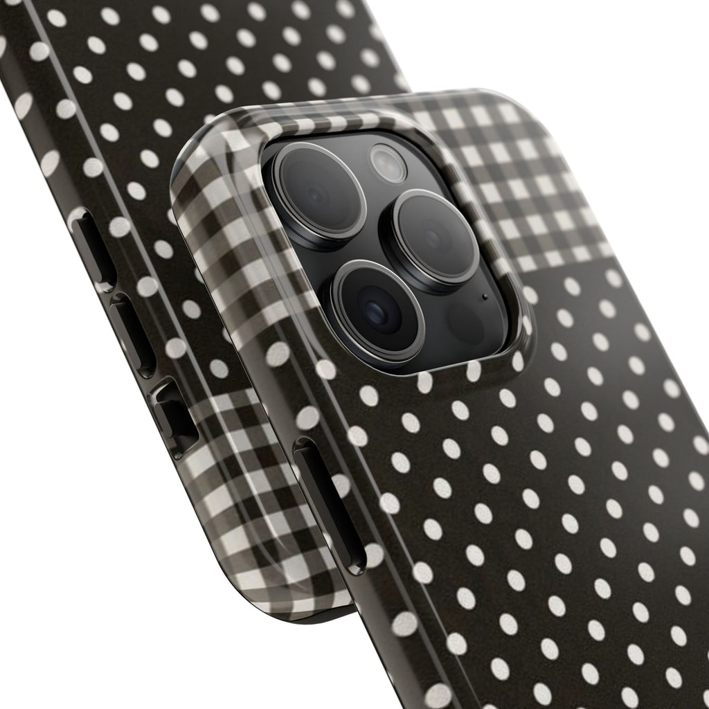 Mixed Patterns Polka Dots/Strips Phone Case