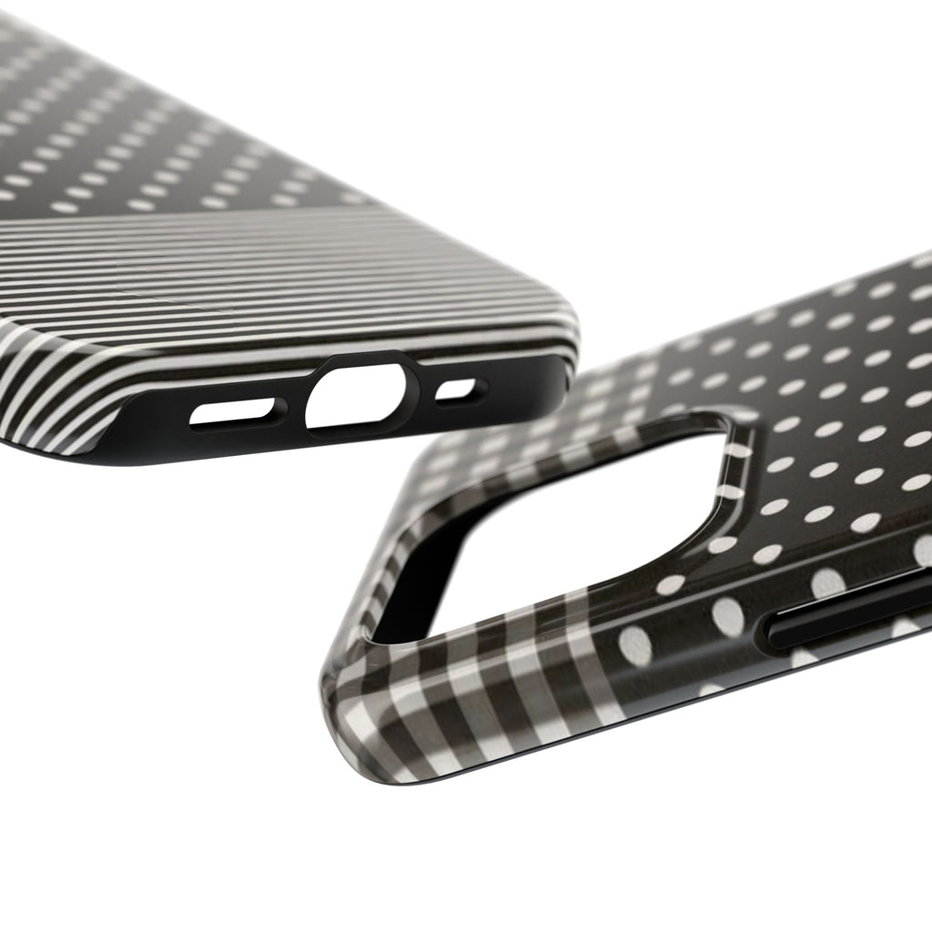 Mixed Patterns Polka Dots/Strips Phone Case