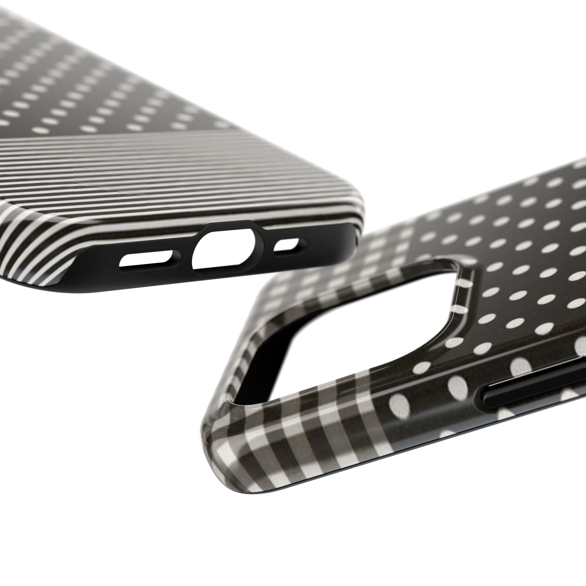 Mixed Patterns Polka Dots/Strips Phone Case
