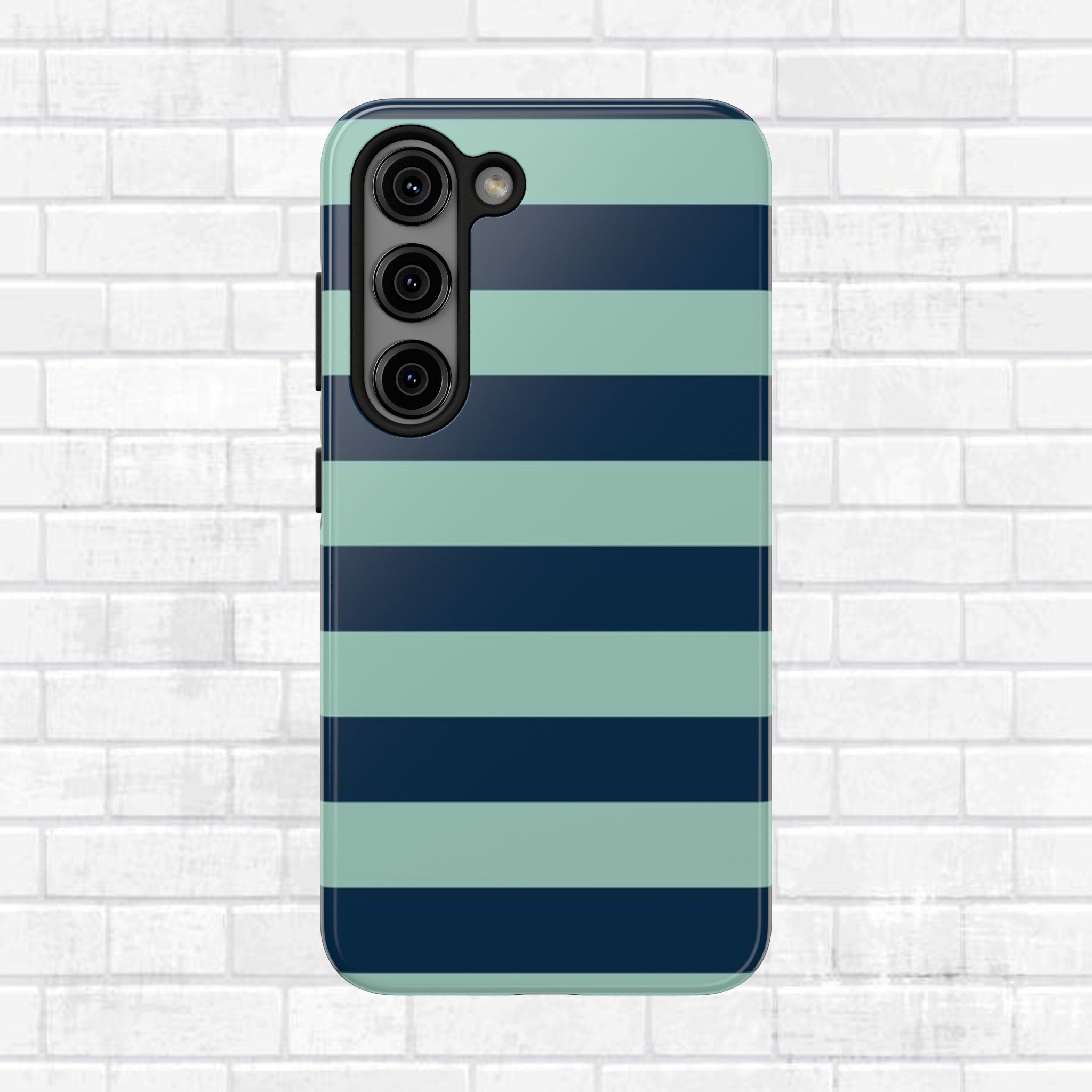 Navy and Teal Phone Case