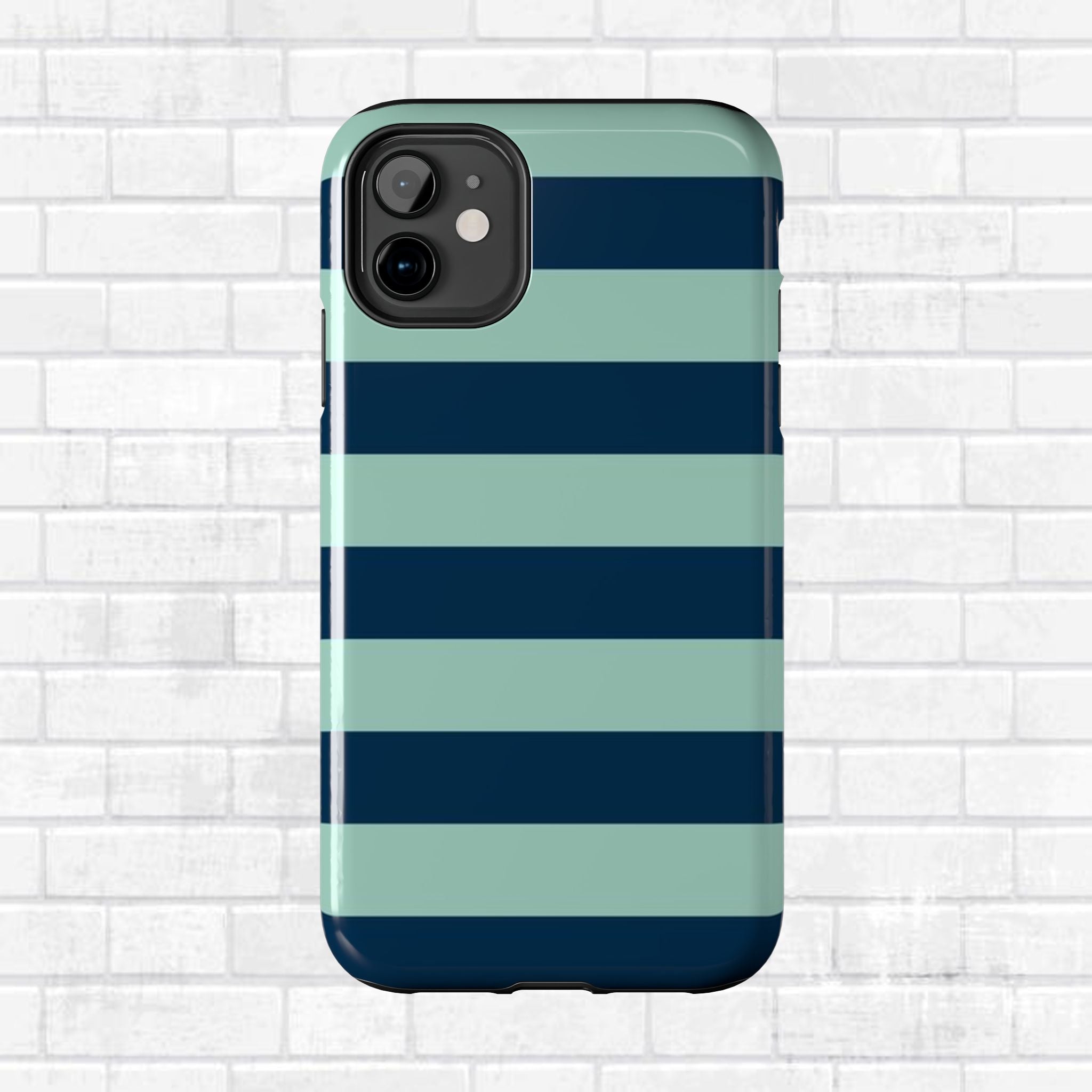 Navy and Teal Phone Case