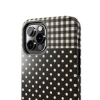 Mixed Patterns Polka Dots/Strips Phone Case
