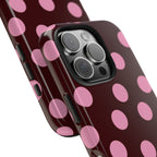 Cherry Cola Dots Phone Case