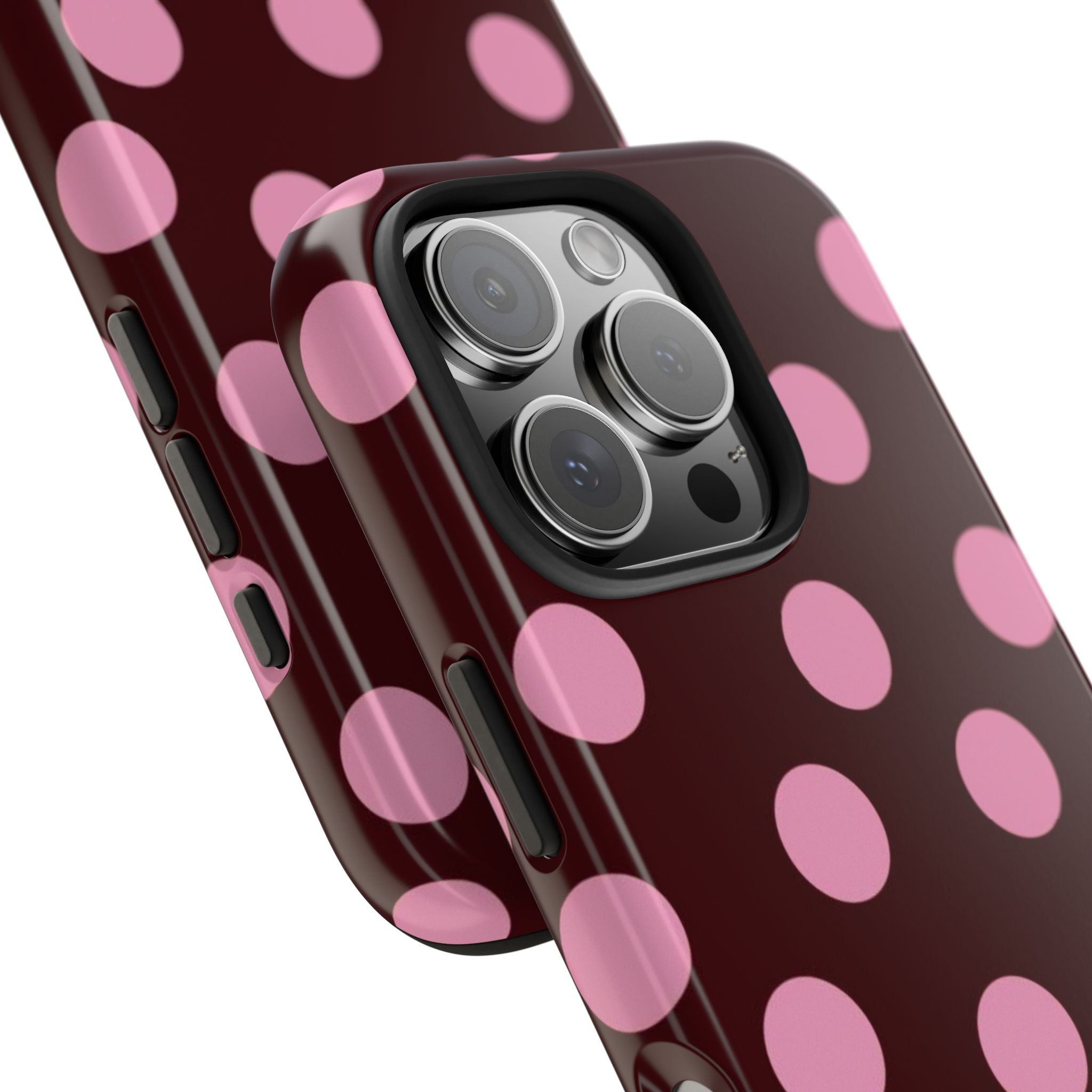 Cherry Cola Dots Phone Case