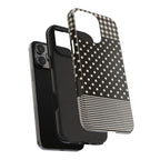 Mixed Patterns Polka Dots/Strips Phone Case