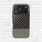 Mixed Patterns Polka Dots/Strips Phone Case