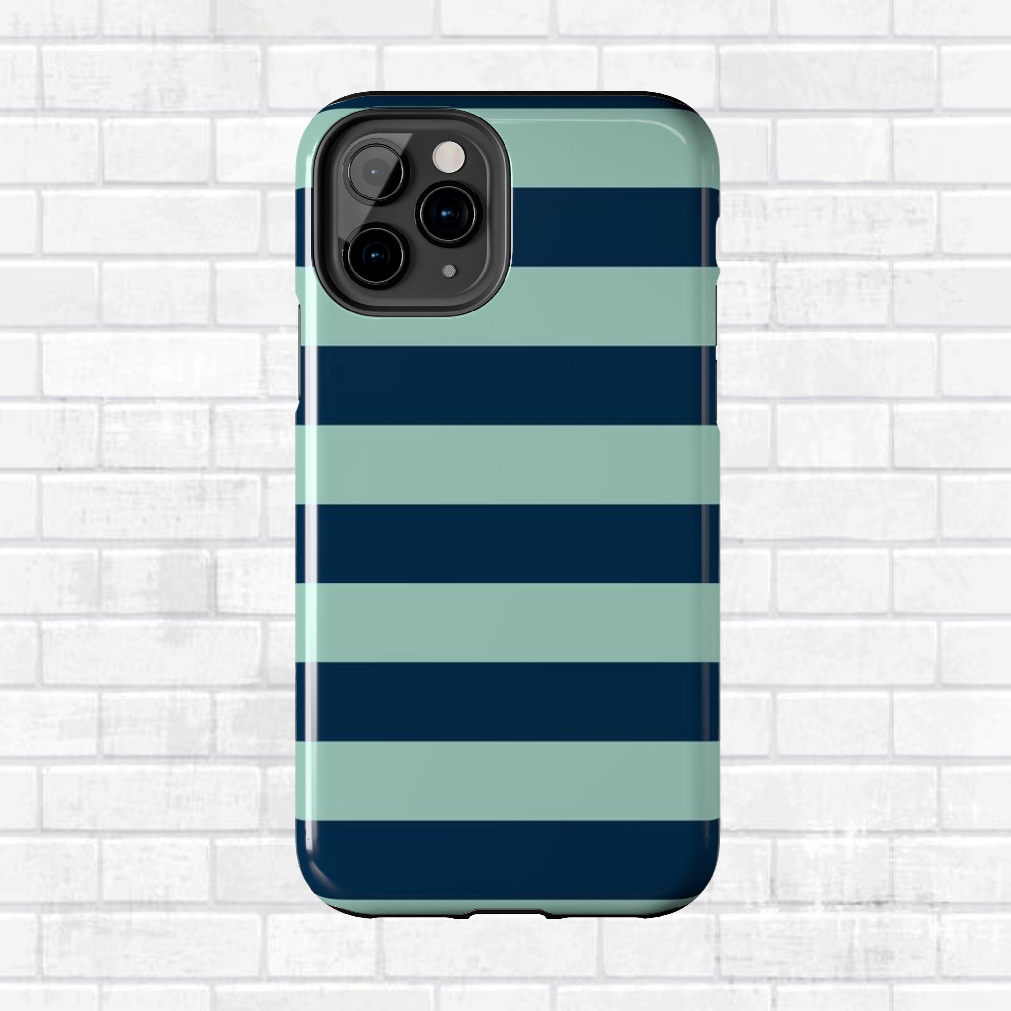 Navy and Teal Phone Case