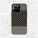 Mixed Patterns Polka Dots/Strips Phone Case