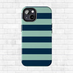 Navy and Teal Phone Case