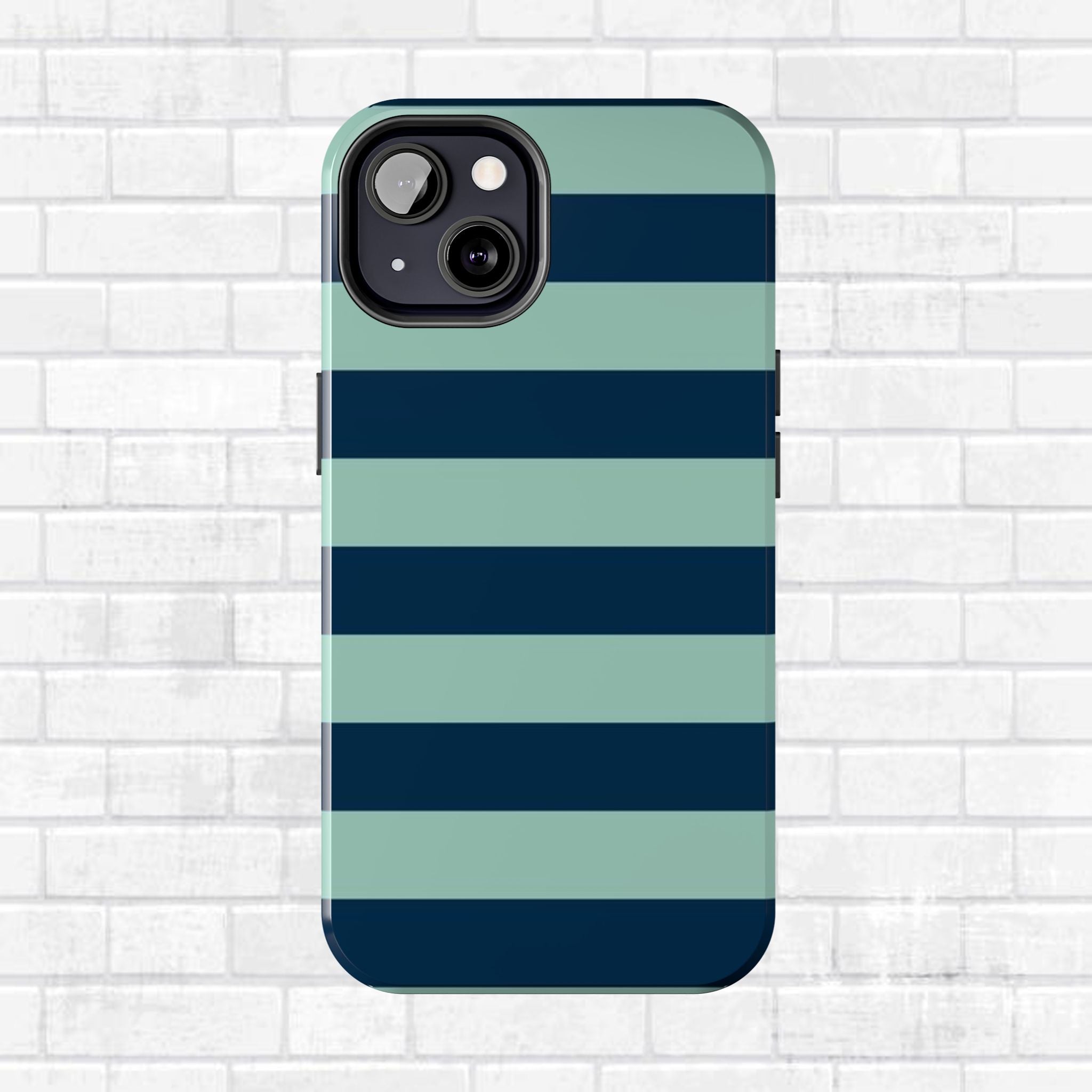 Navy and Teal Phone Case
