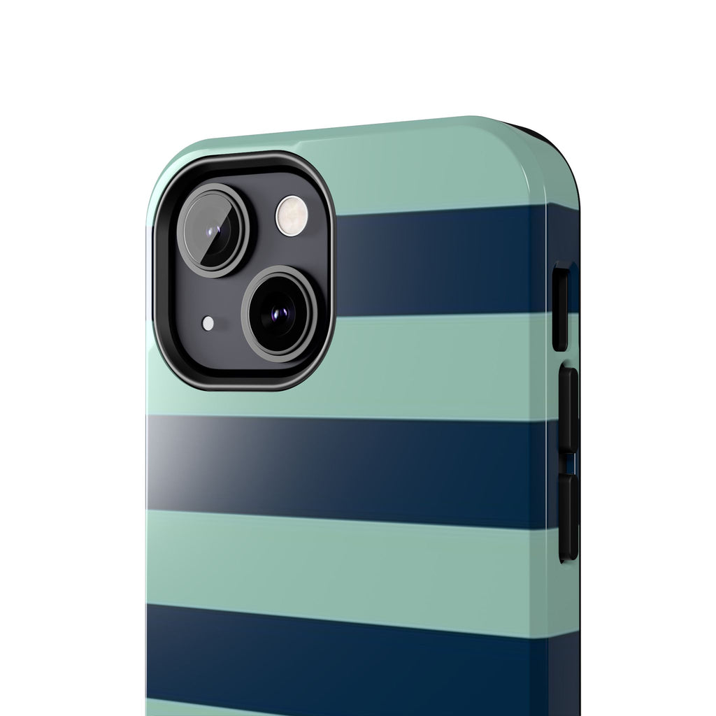 Navy and Teal Phone Case