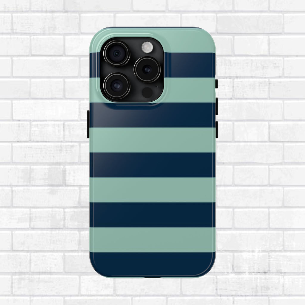 Navy and Teal Phone Case