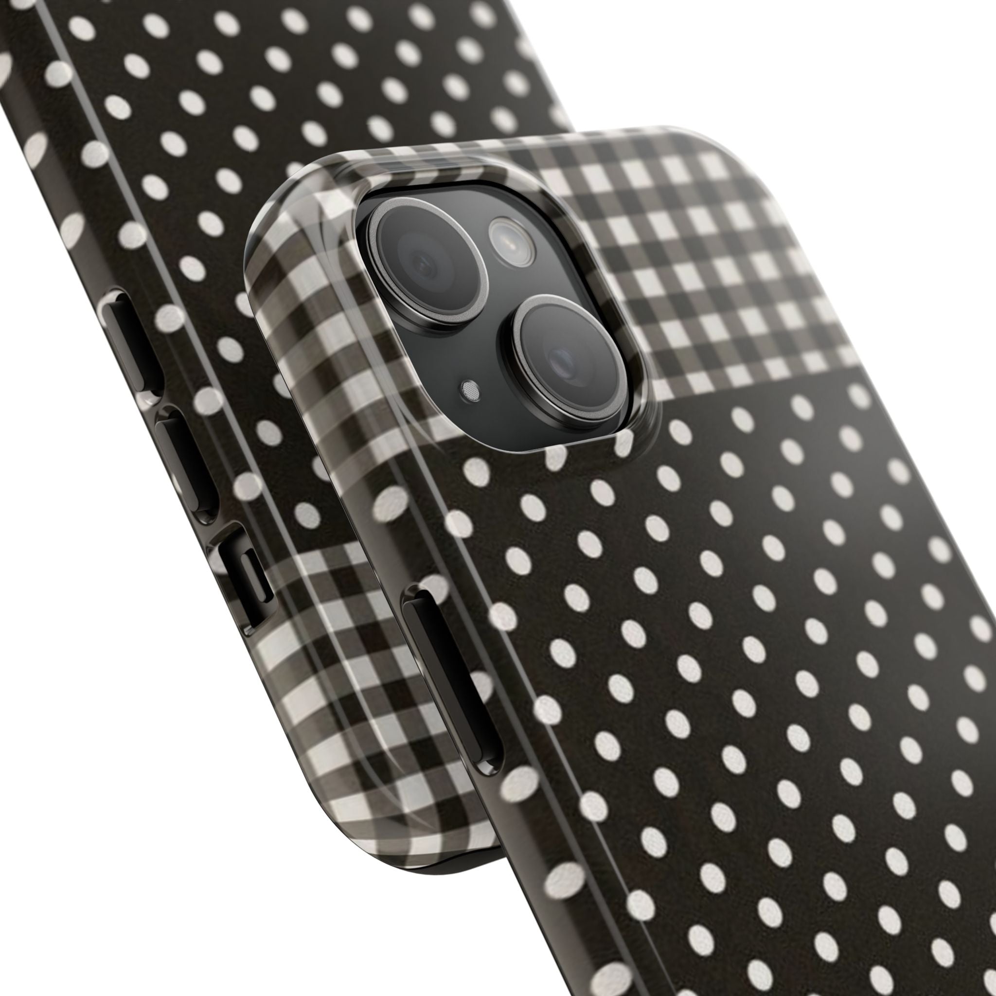 Mixed Patterns Polka Dots/Strips Phone Case