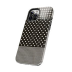 Mixed Patterns Polka Dots/Strips Phone Case