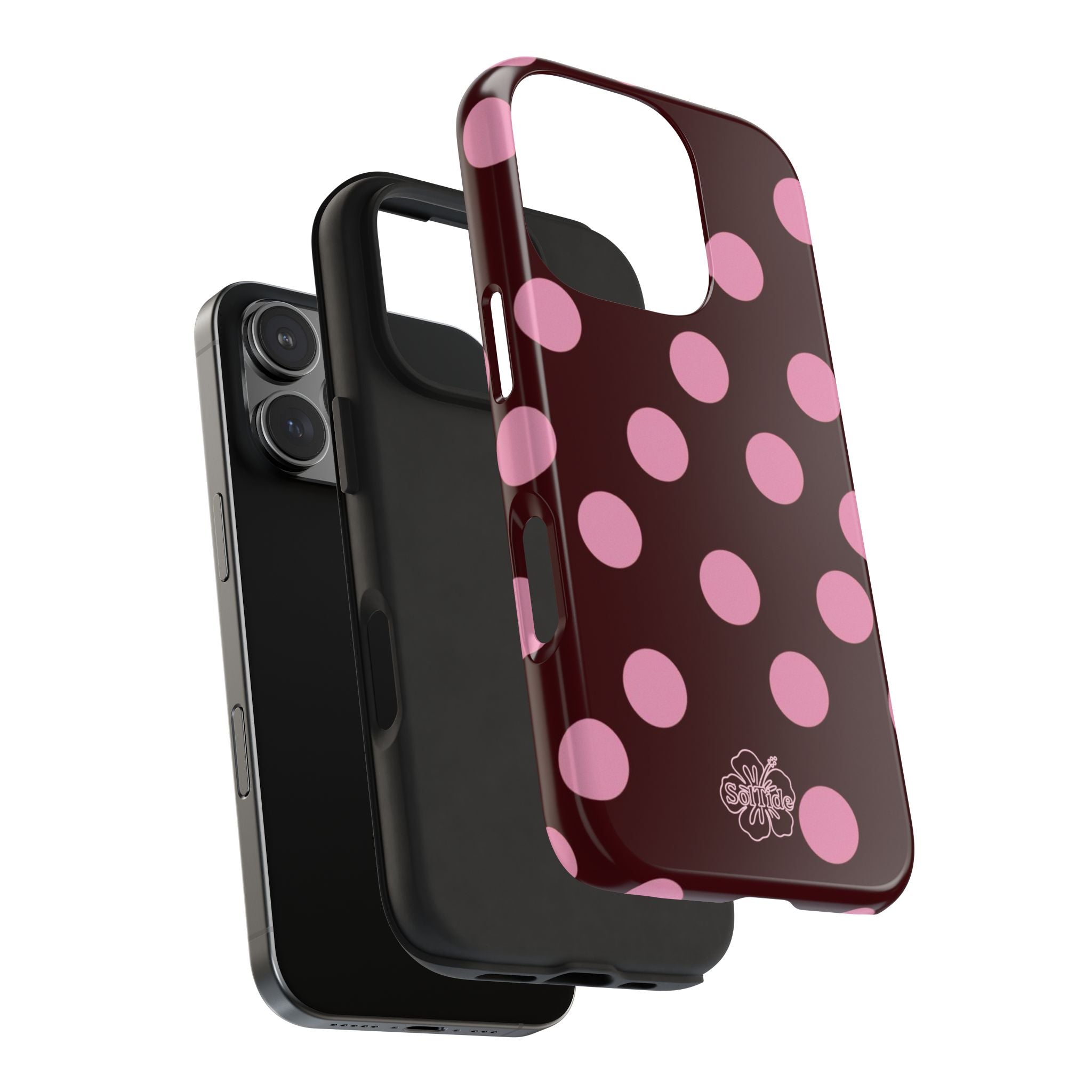 Cherry Cola Dots Phone Case