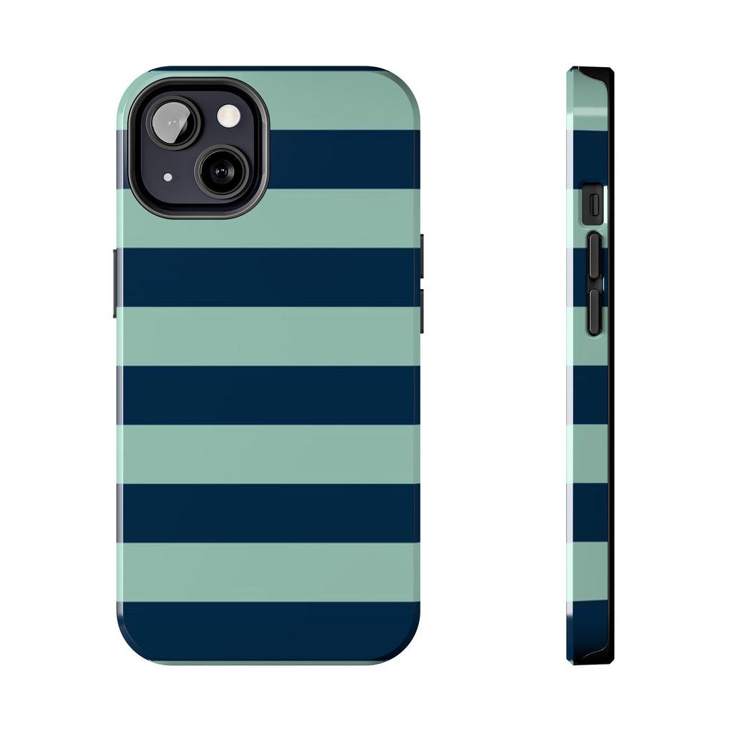 Navy and Teal Phone Case