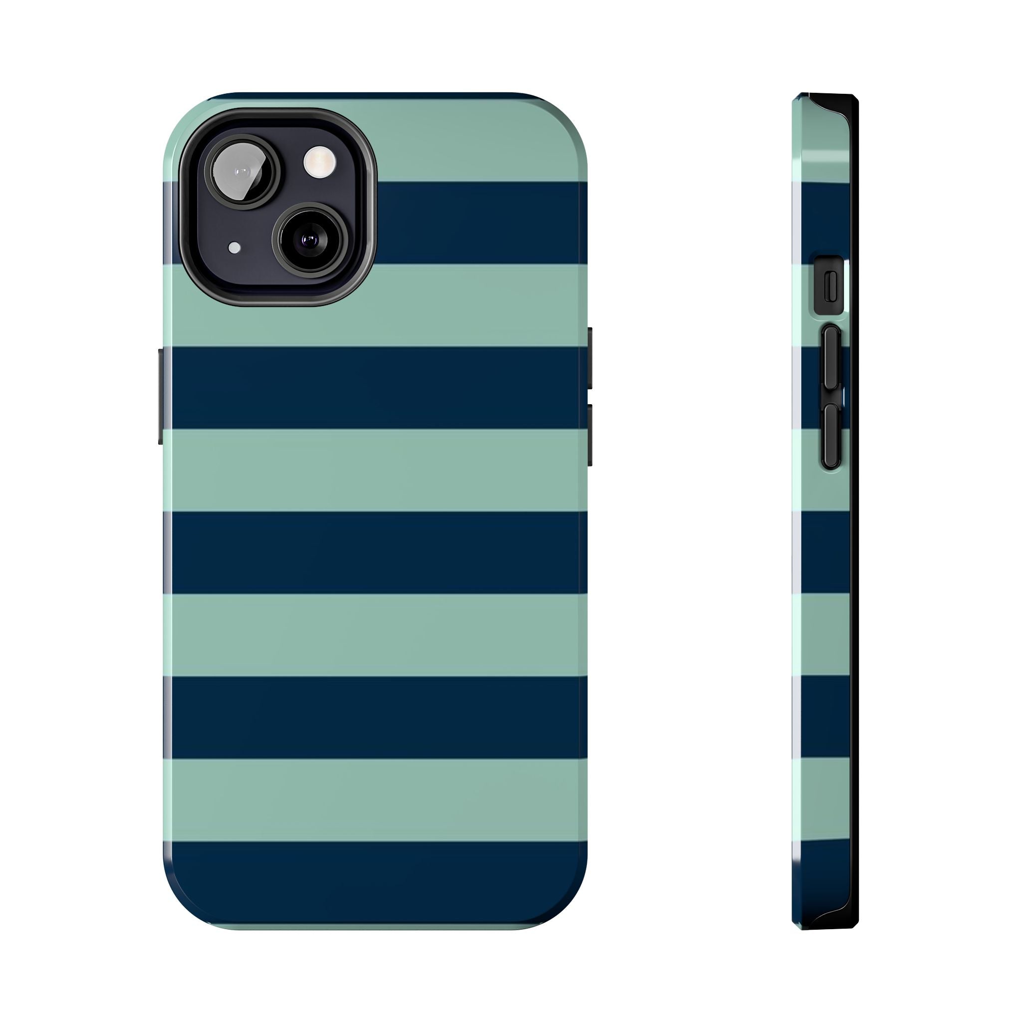 Navy and Teal Phone Case