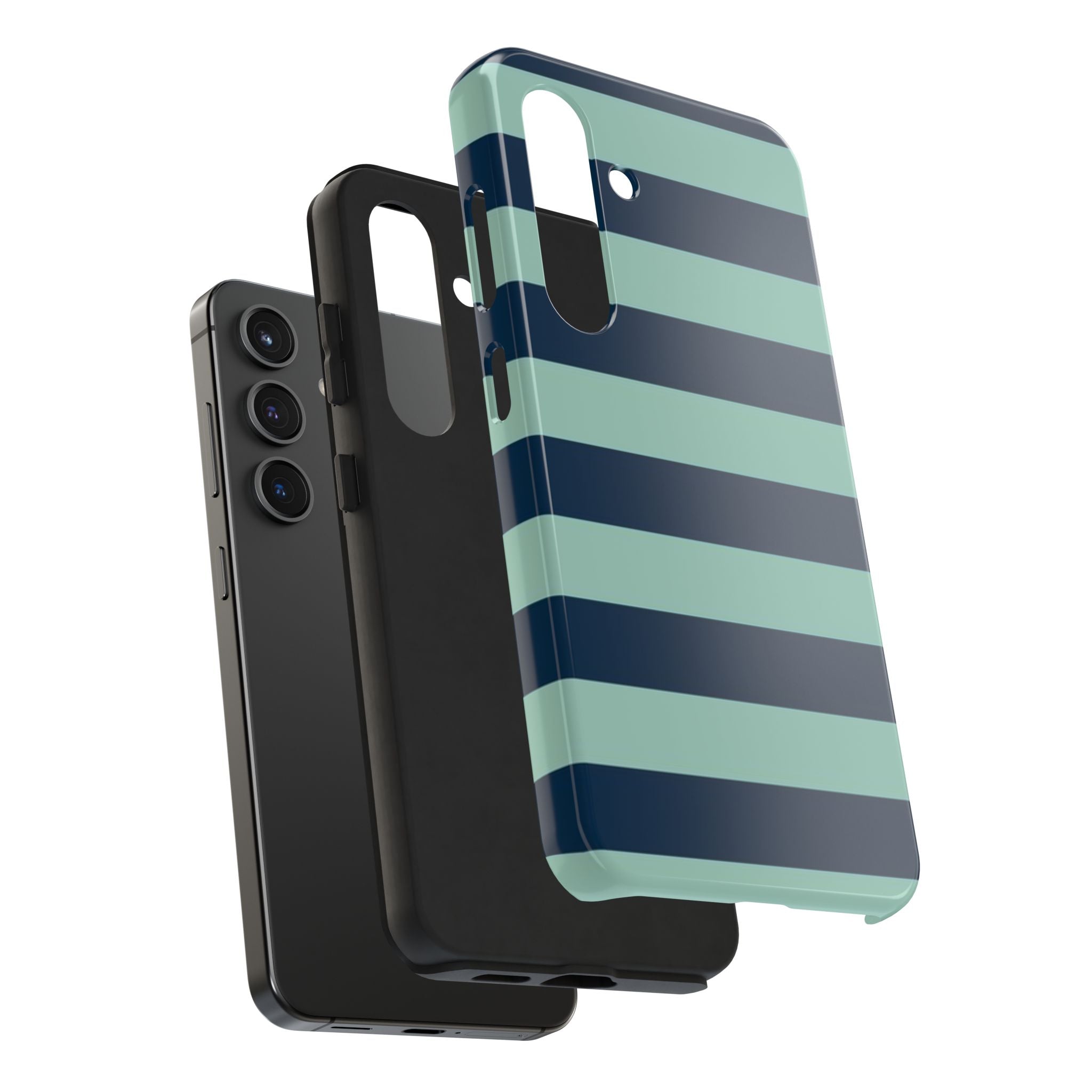 Navy and Teal Phone Case
