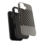 Mixed Patterns Polka Dots/Strips Phone Case
