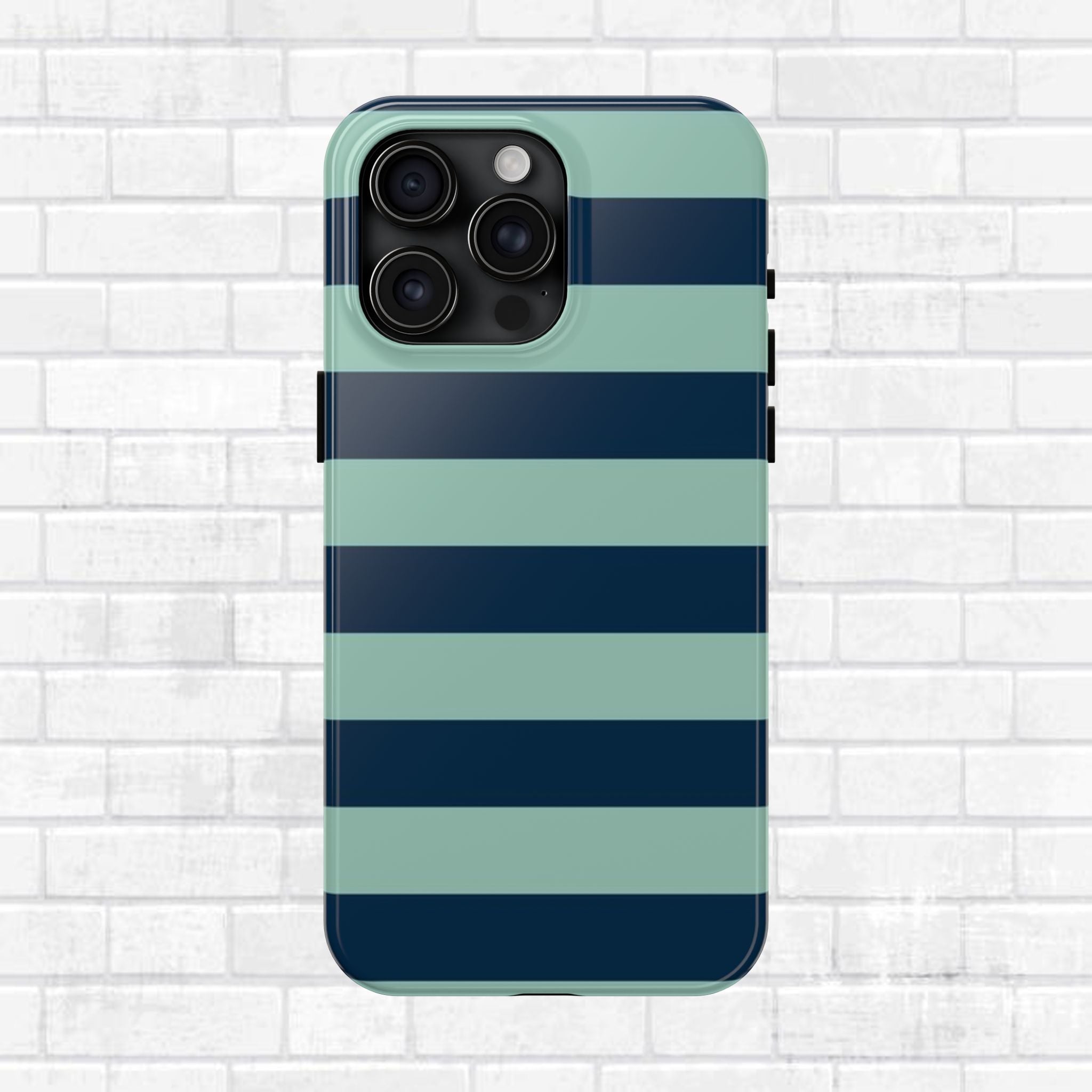 Navy and Teal Phone Case