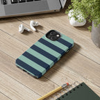 Navy and Teal Phone Case