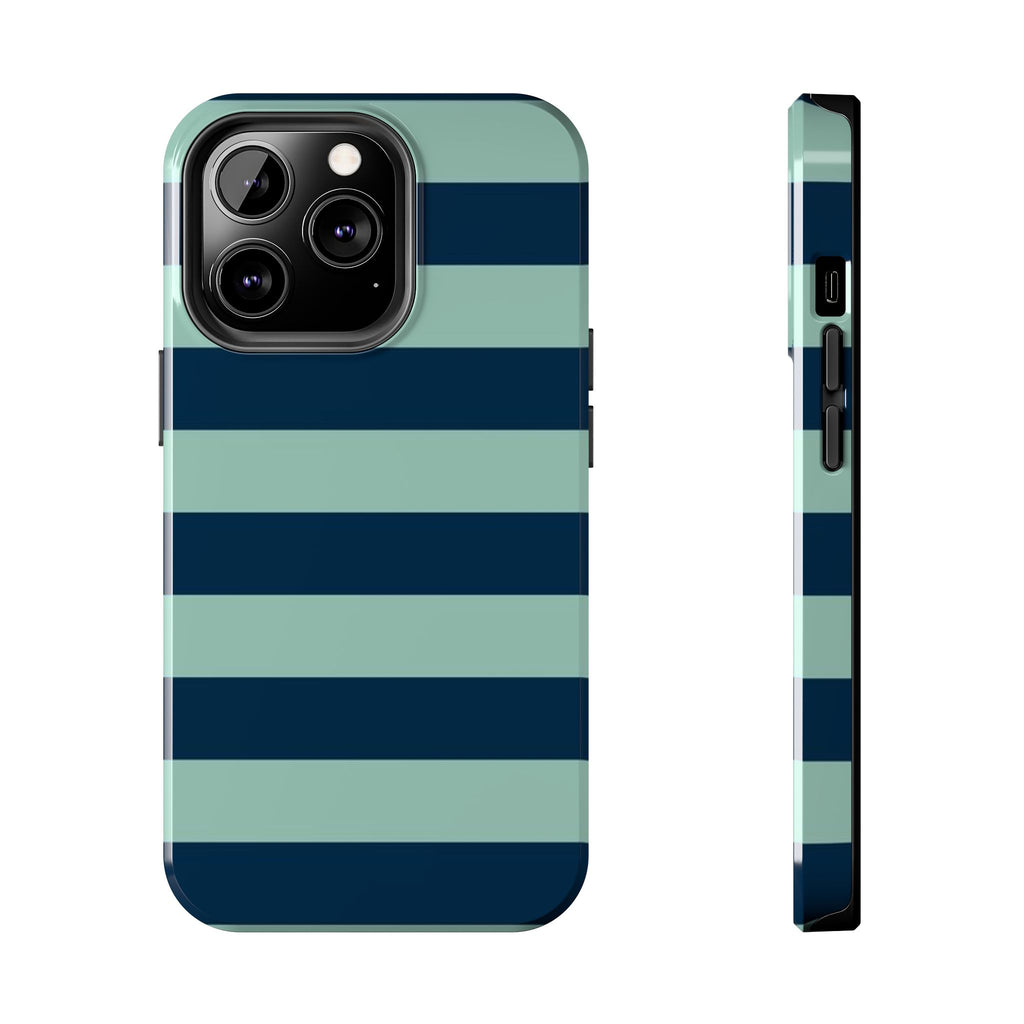 Navy and Teal Phone Case