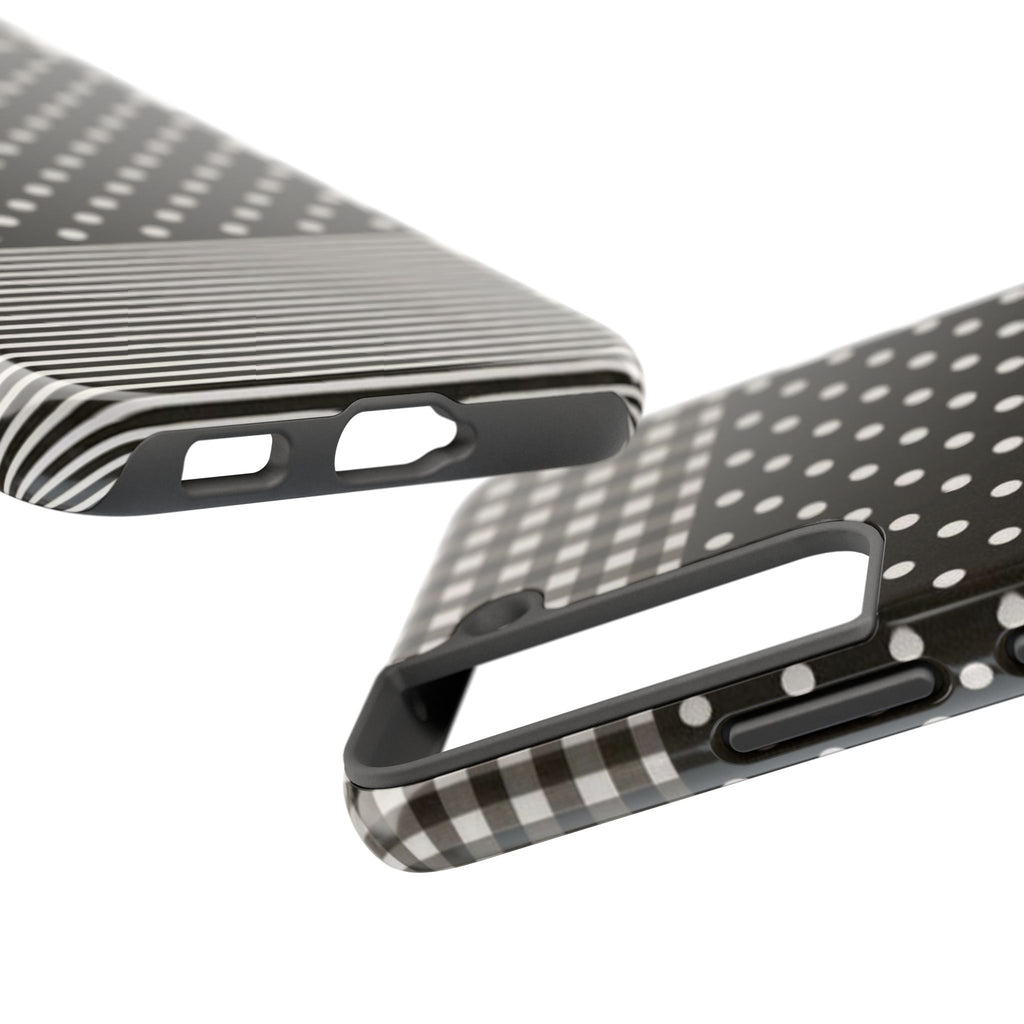 Mixed Patterns Polka Dots/Strips Phone Case
