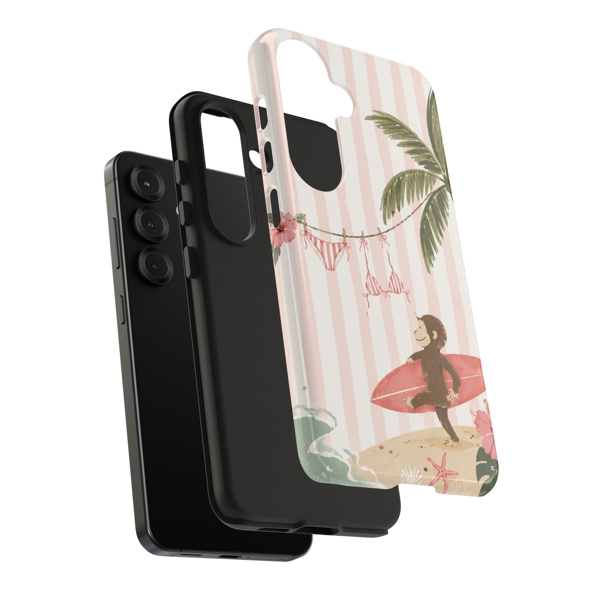 Pink Curious George Phone Case