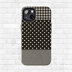 Mixed Patterns Polka Dots/Strips Phone Case