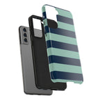 Navy and Teal Phone Case