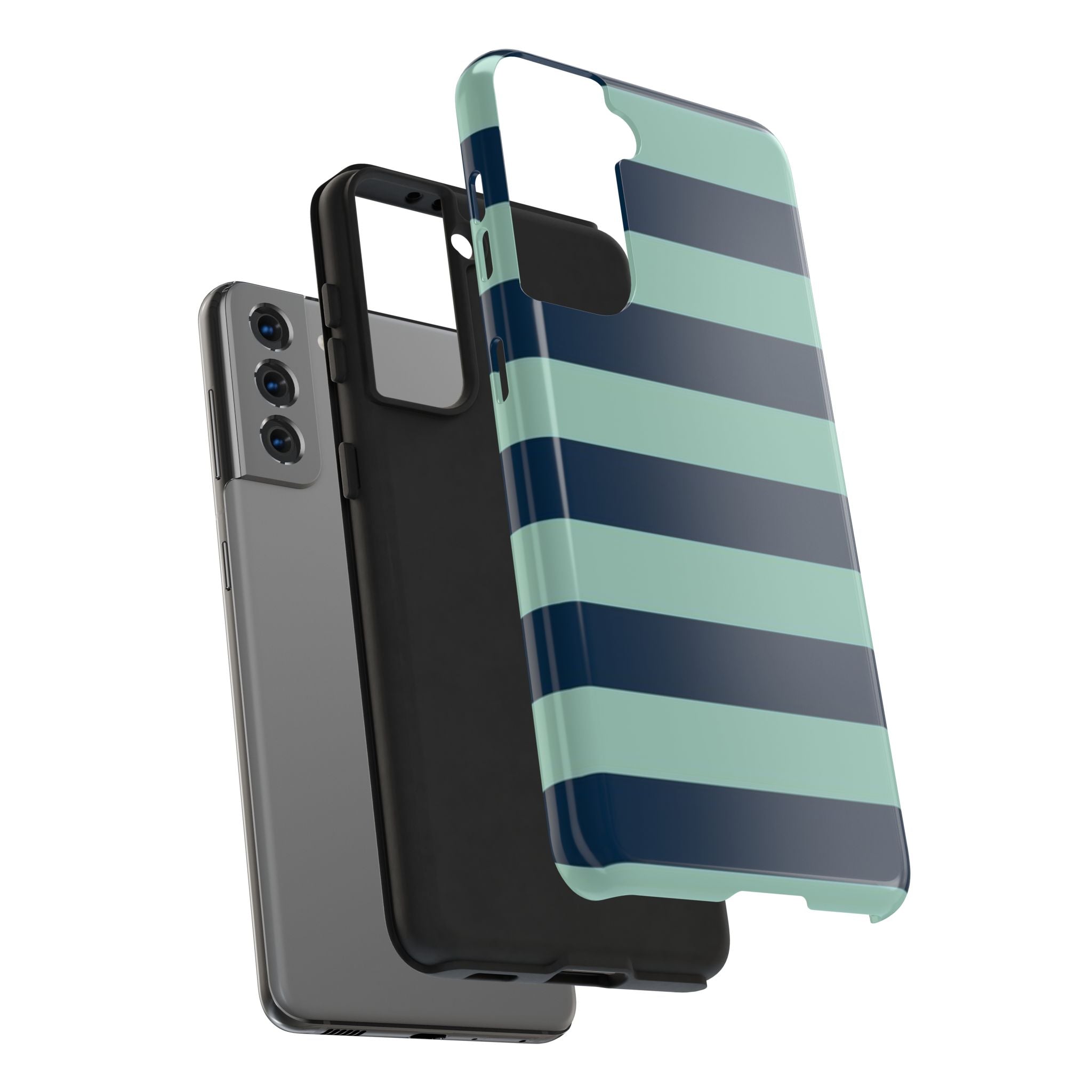 Navy and Teal Phone Case