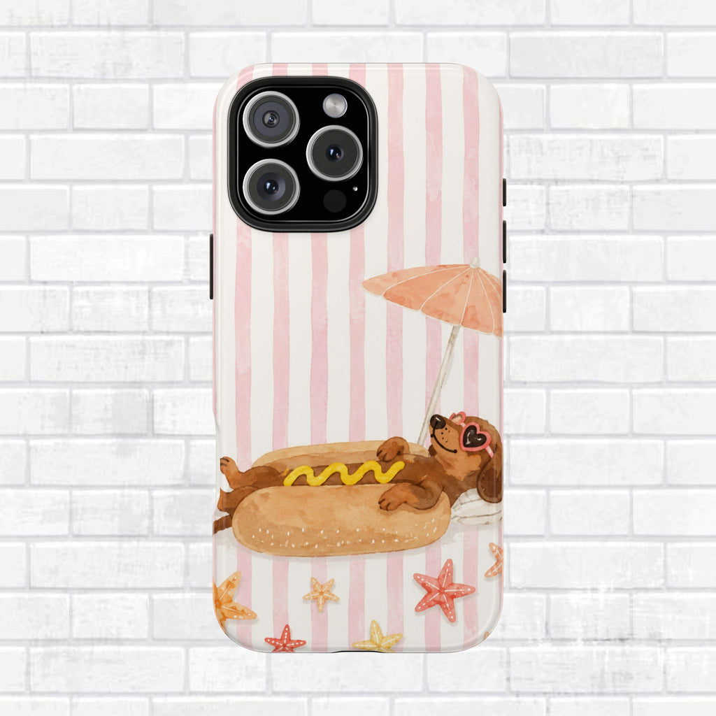 Chillin Dashshund Phone Case