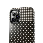 Mixed Patterns Polka Dots/Strips Phone Case