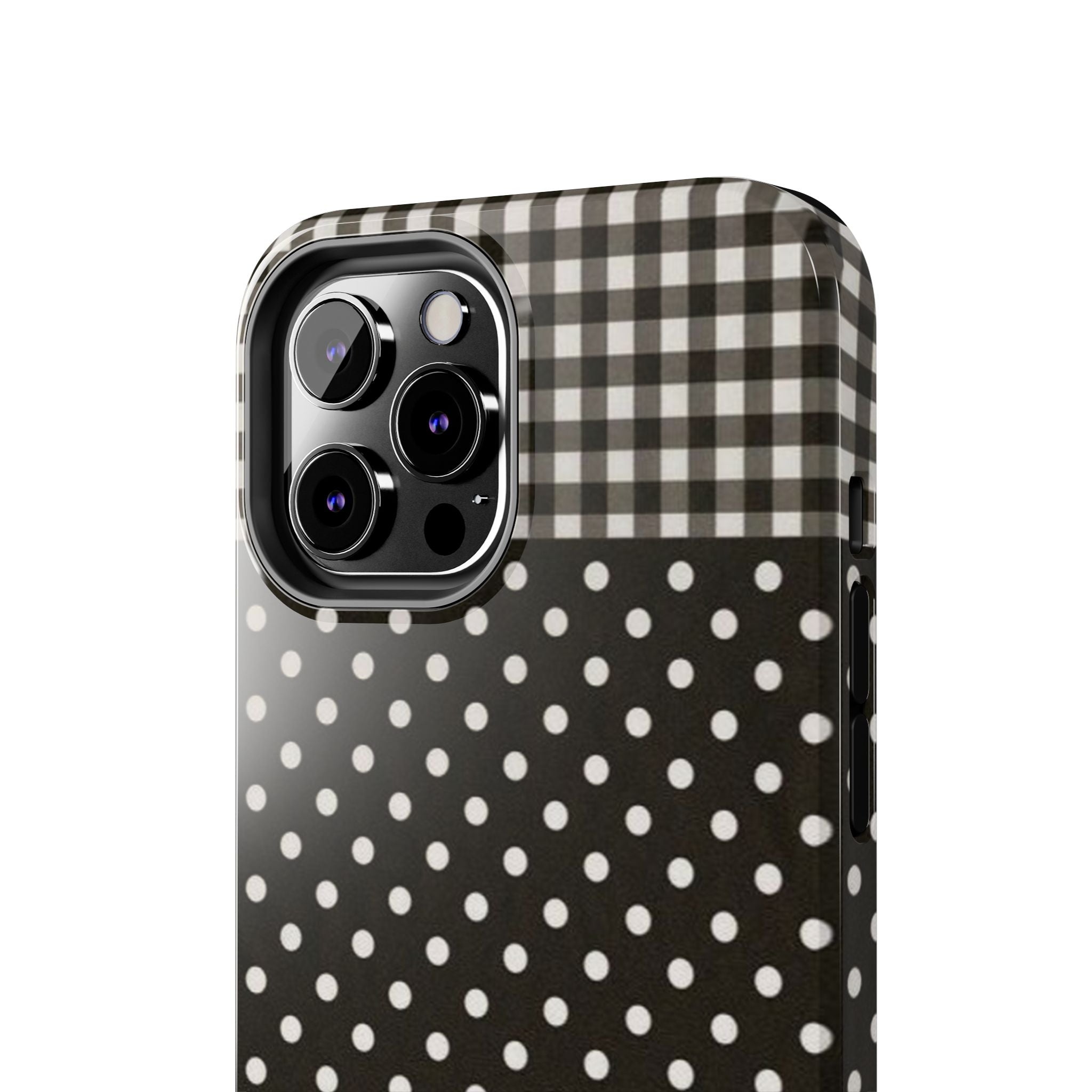 Mixed Patterns Polka Dots/Strips Phone Case