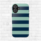 Navy and Teal Phone Case