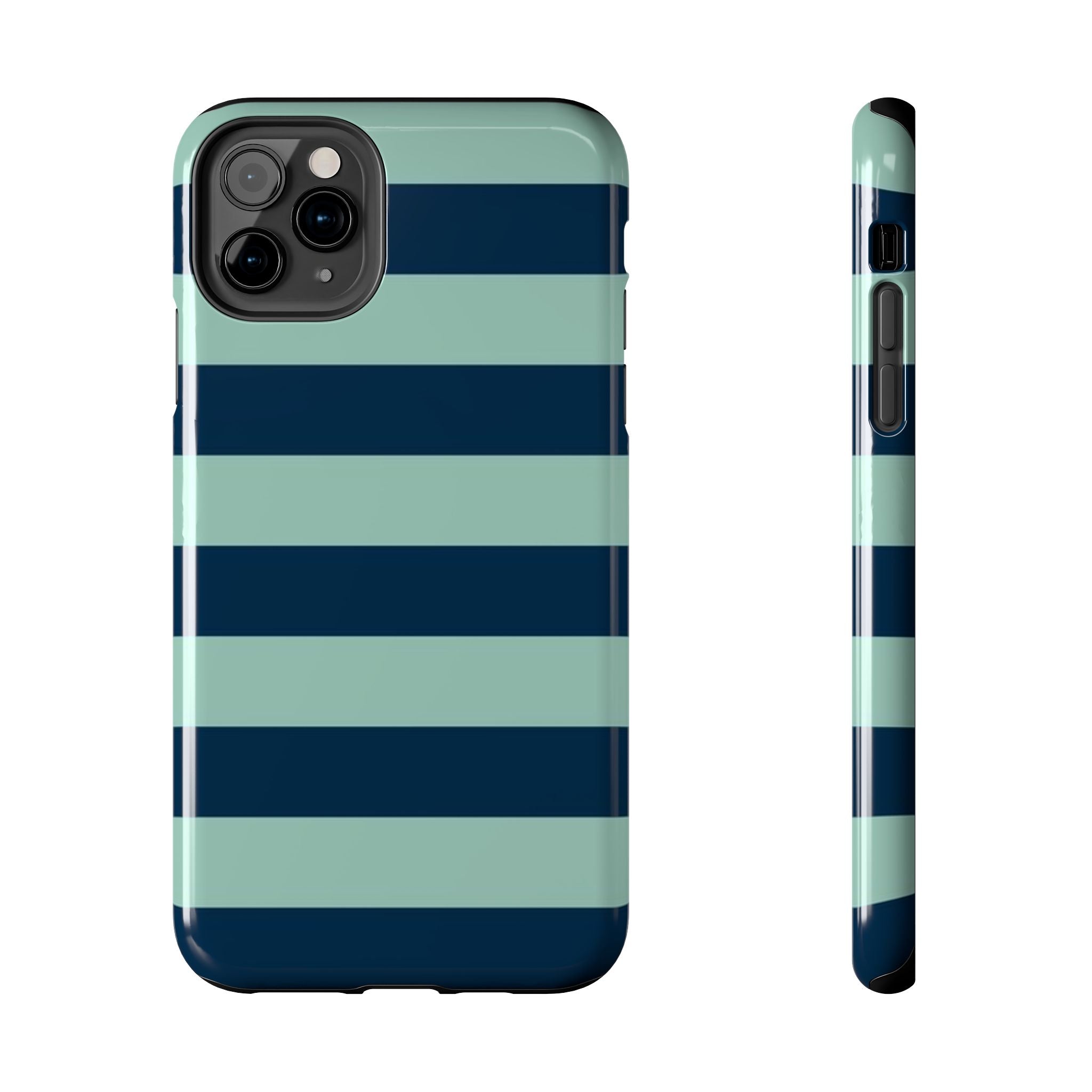 Navy and Teal Phone Case