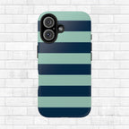 Navy and Teal Phone Case