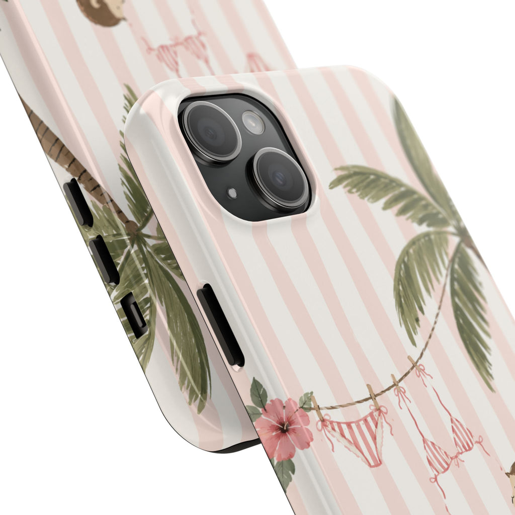 Pink Curious George Phone Case